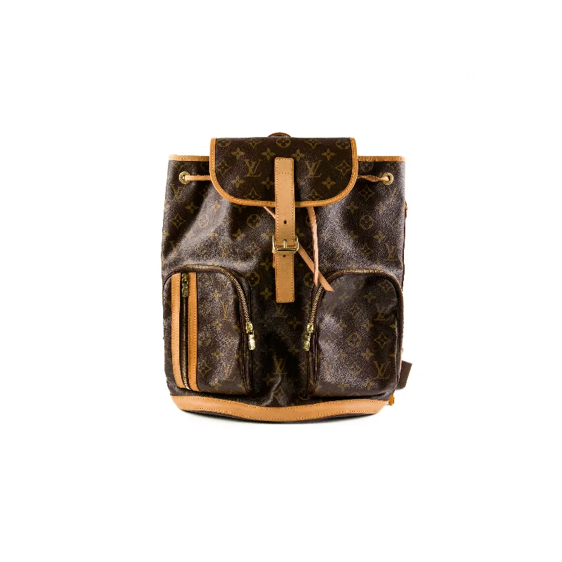 casual denim handbag-Louis Vuitton Backpack A Dos Bosphore Monogram