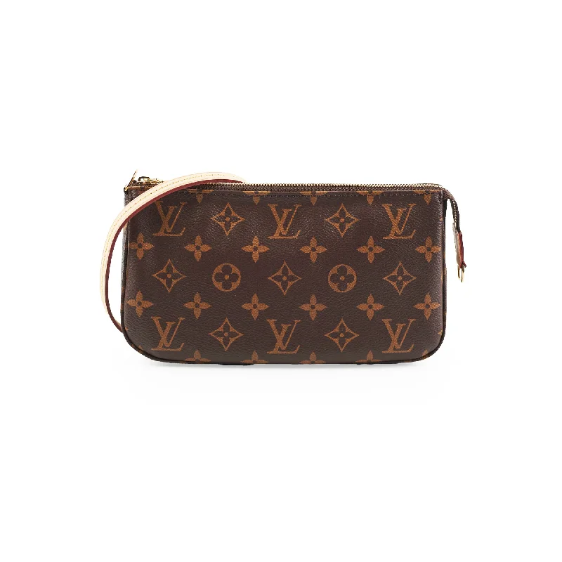 elegant straw handbag-Louis Vuitton Monogram Pochette Accessories