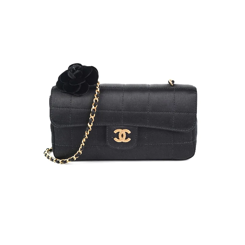 small party handbag-Deal of The Week - Chanel Vintage Extra Mini Satin Black