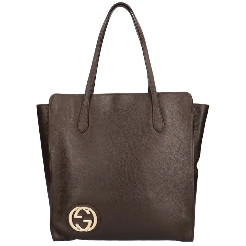 spacious weekend tote bag-spacious weekend tote bagGucci Daily  Leather Tote Bag (Pre-Owned)