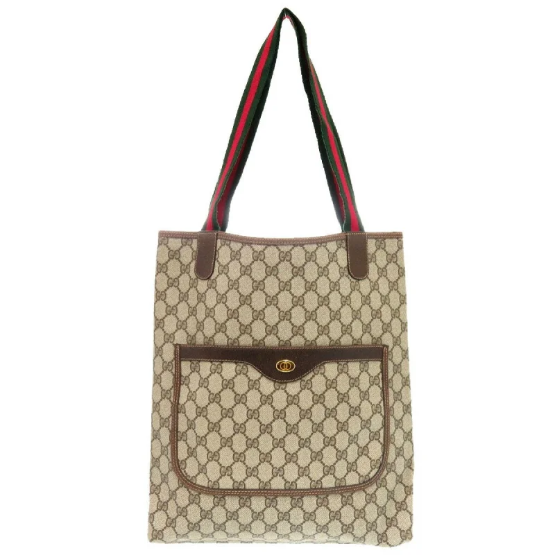 Gucci  Pvc Canvas Tote Bag (Pre-Owned)