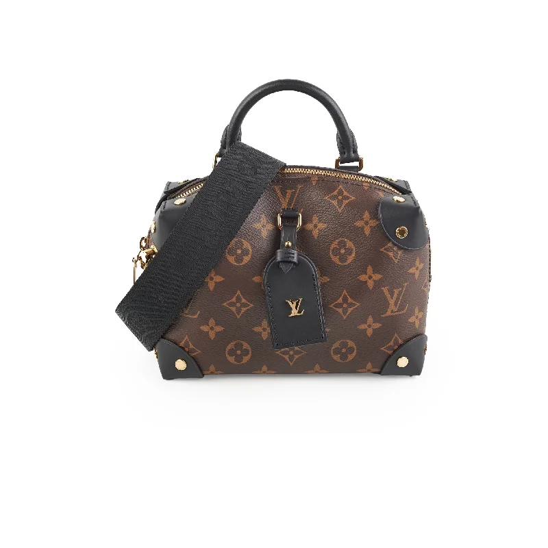 boho leather handbag-Louis Vuitton Petite Malle Souple Monogram Bag