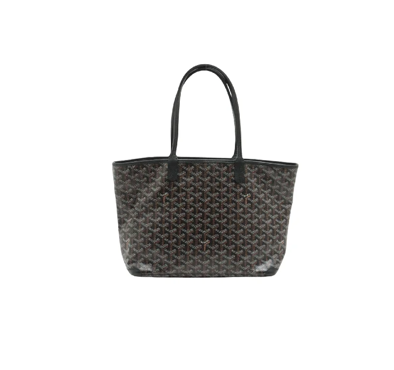 classic maroon handbag-ITEM 8 - Goyard Artois PM Black