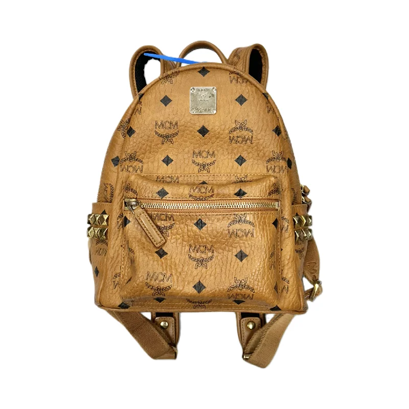 large party handbag-Backpack Luxury Designer By Mcm, Size: Small