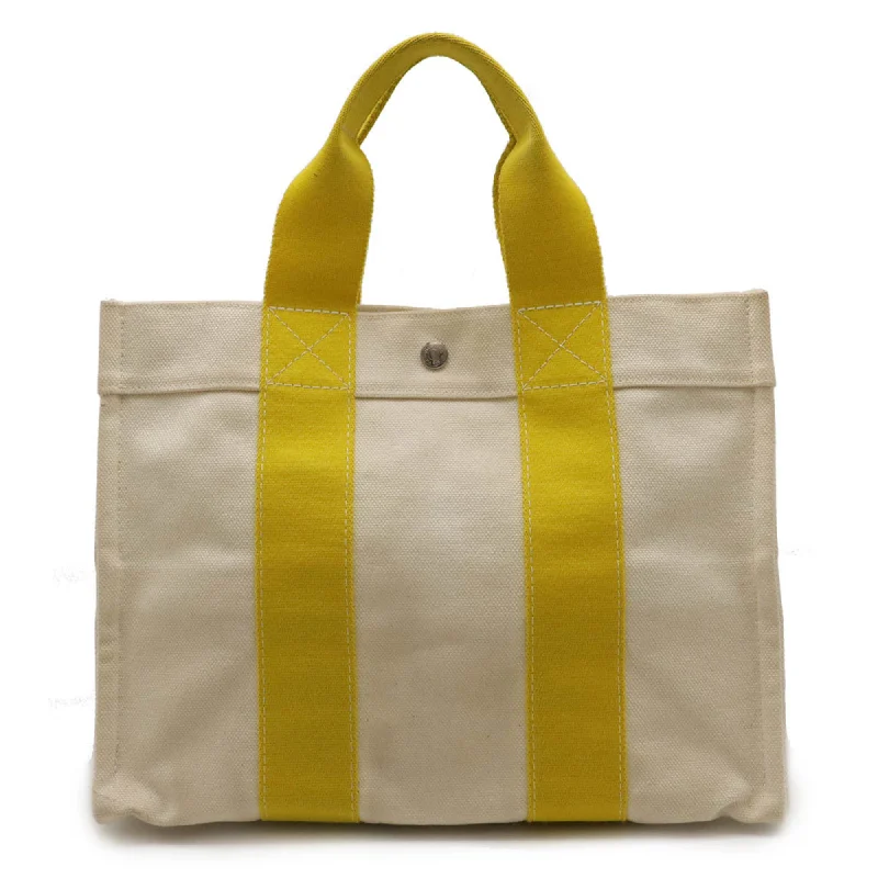 brown velvet tote bag-brown velvet tote bagHermes Bora Bora   yellow Canvas Handbag Tote Bag (Pre-Owned)