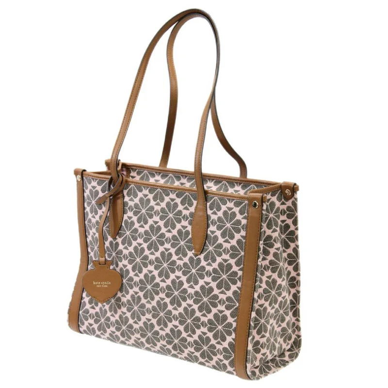 cream leather tote bag-cream leather tote bagKate Spade  Jacquard Leather Tote Bag (Pre-Owned)