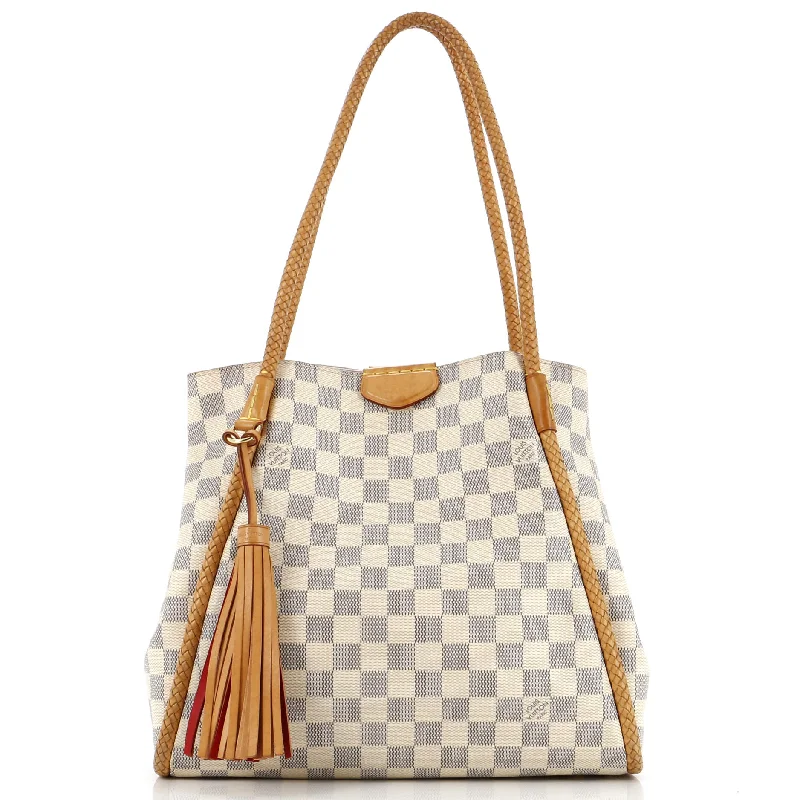 sleek beige shoulder bag-Propriano Handbag Damier