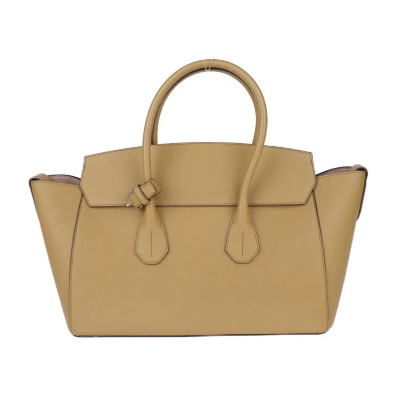 soft yellow tote bag-soft yellow tote bagBally  Leather Handbag Tote Bag (Pre-Owned)