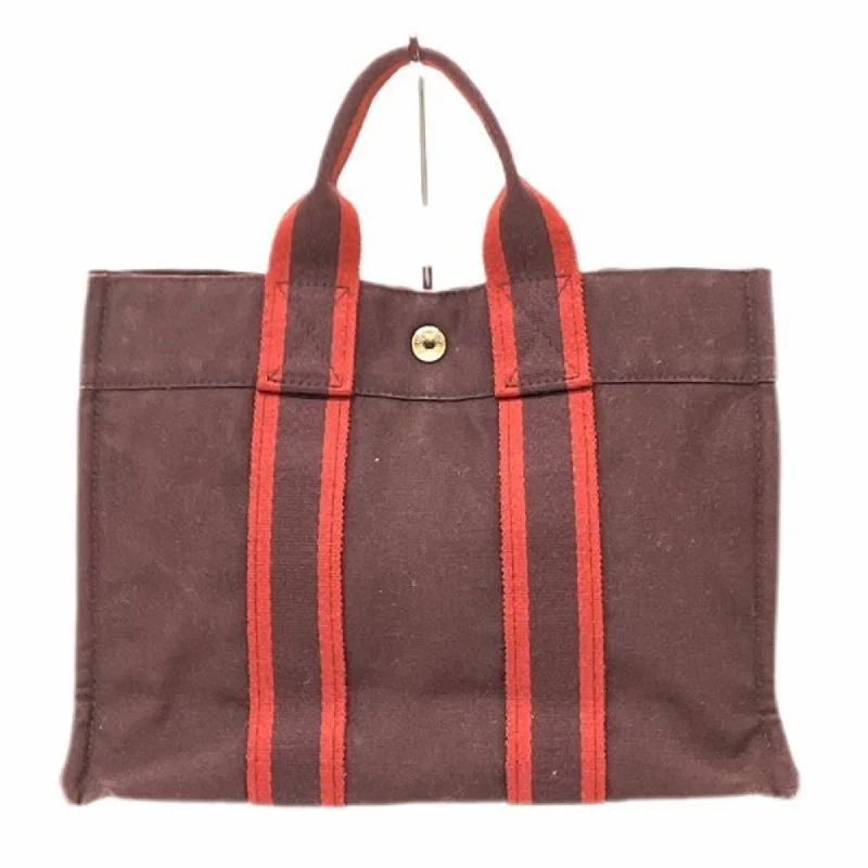 retro canvas tote bag-retro canvas tote bagHermes Fourre Tout  Canvas Handbag Tote Bag (Pre-Owned)