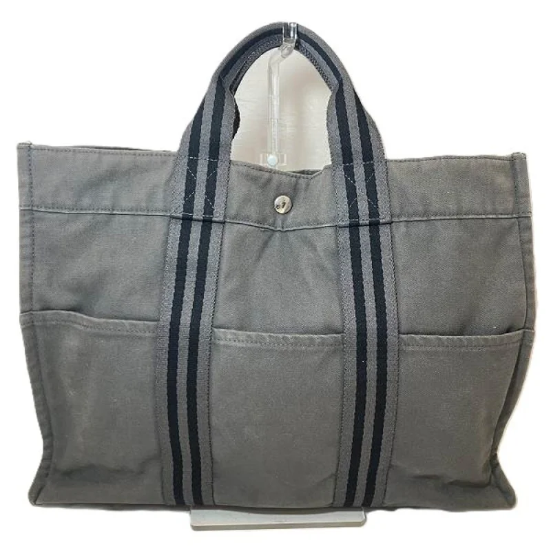 blue straw tote bag-blue straw tote bagHermes  Canvas Tote Bag (Pre-Owned)