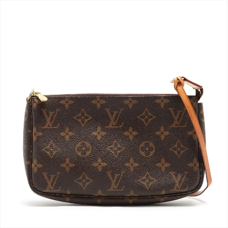 white leather shoulder bag-Louis Vuitton Monogram Pochette Accessoir M51980 Ar0969