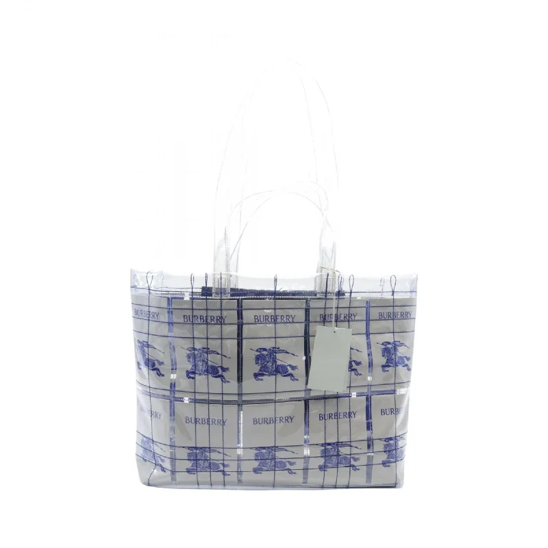 floral embroidered tote bag-floral embroidered tote bagBurberry blue Clear  Pvc Tote Bag