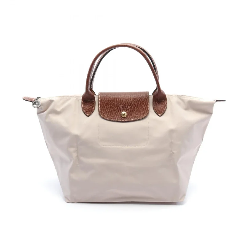 floral leather tote bag-floral leather tote bagLongchamp   Nylon Leather Tote Bag