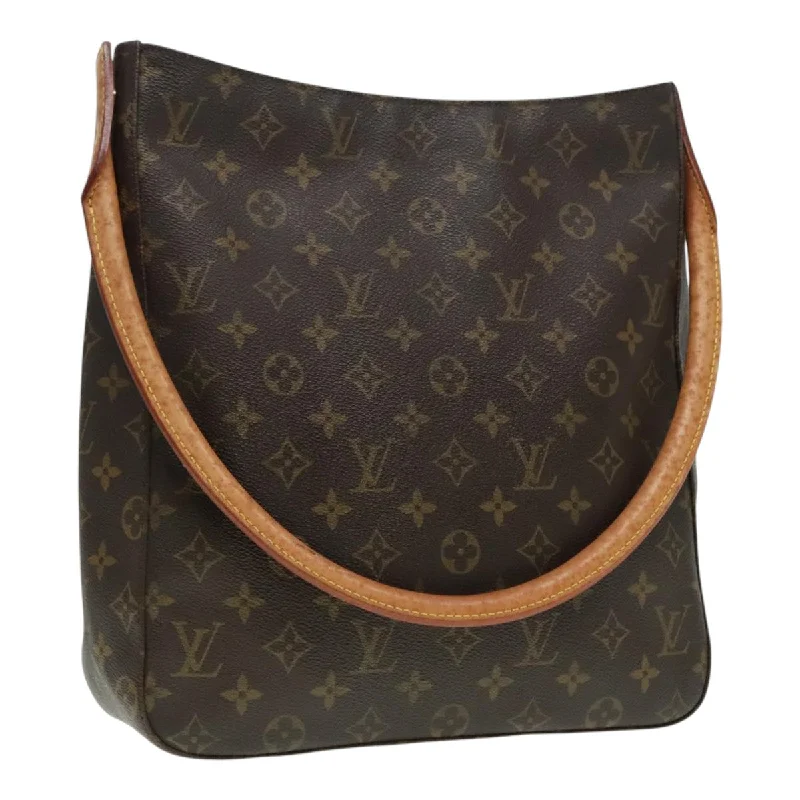 handmade straw shoulder bag-Louis Vuitton Looping  Canvas Shoulder Bag (Pre-Owned)