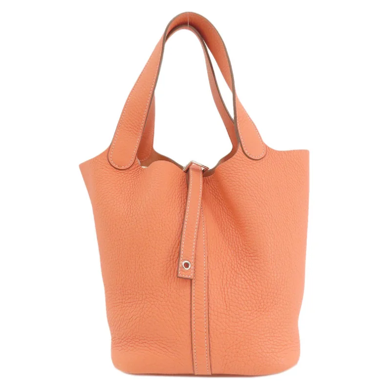 retro straw tote bag-retro straw tote bagHermes  Taurillon Clemence Leather Tote Bag (Pre-Owned)