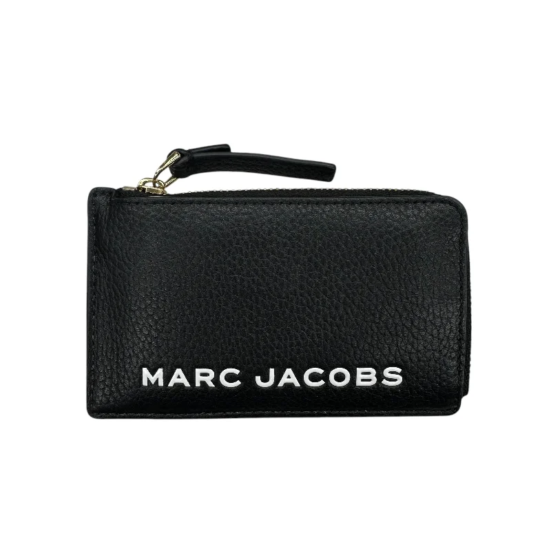 luxury snakeskin handbag-Wallet Luxury Designer By Marc Jacobs In Black, Size:Small