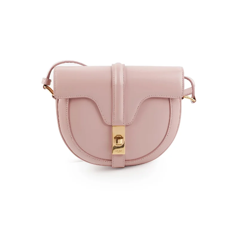 compact travel handbag-Celine Small Pink Besace Bag