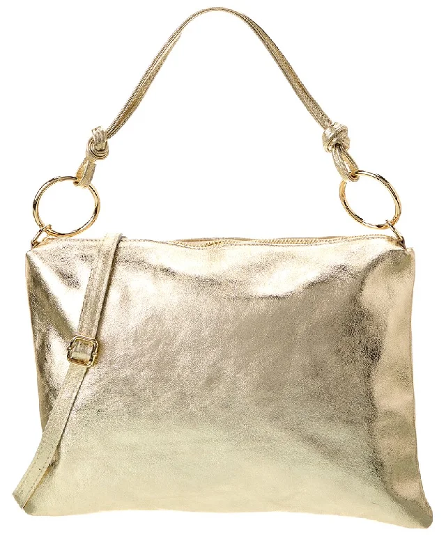 boho satin shoulder bag-Persaman New York 1218 Leather Handbag