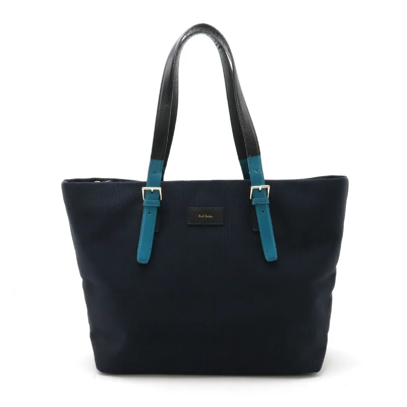 waterproof travel tote bag-waterproof travel tote bagPaul Smith blue Navy Canvas Leather Shoulder Bag Tote Bag (Pre-Owned)