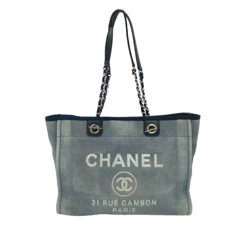 stylish navy tote bag-stylish navy tote bagChanel  Canvas Tote Bag (Pre-Owned)