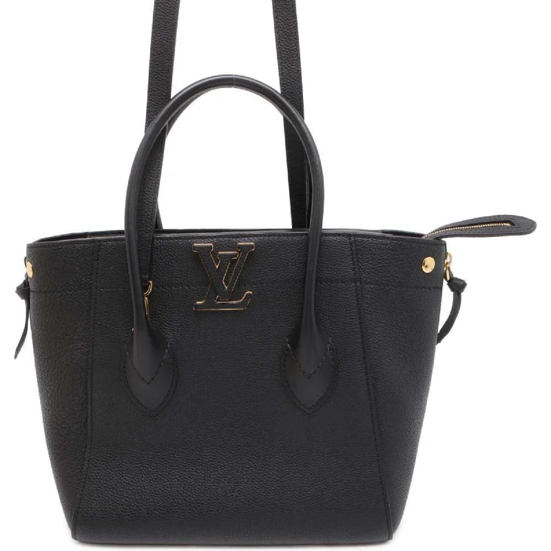 small office tote bag-small office tote bagLouis Vuitton  Noir Leather Tote Bag (Pre-Owned)