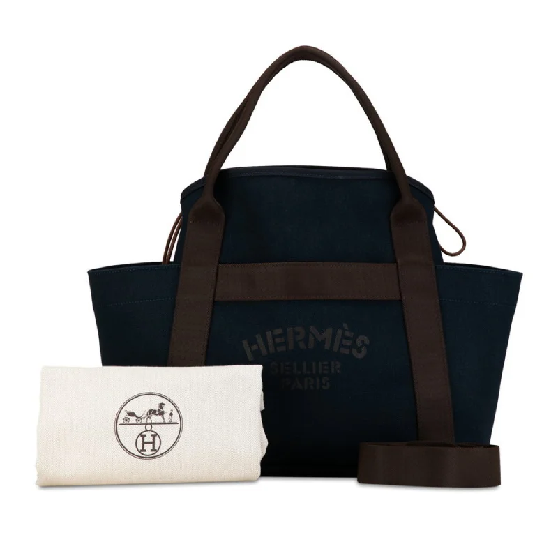 floral suede tote bag-floral suede tote bagHermes  Navy Canvas Shoulder Bag Tote Bag (Pre-Owned)