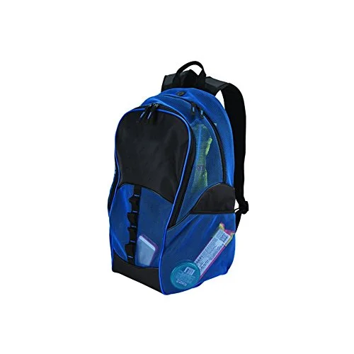 leather backpack for elegance -Goodhope Bags Travelwell Mesh Tablet Computer Backpack, Blue