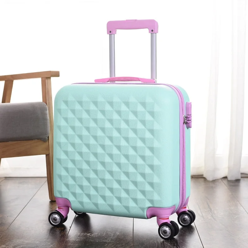 Samsonite suitcase for reliable use -Wholesale!18Inches High Quality Abs Hardside Travel Luggage Bag On Universal Wheels For