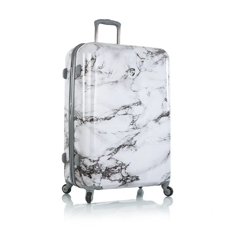 modern suitcase for tech-savvy -Heys America Unisex Bianco 30" Spinner White One Size