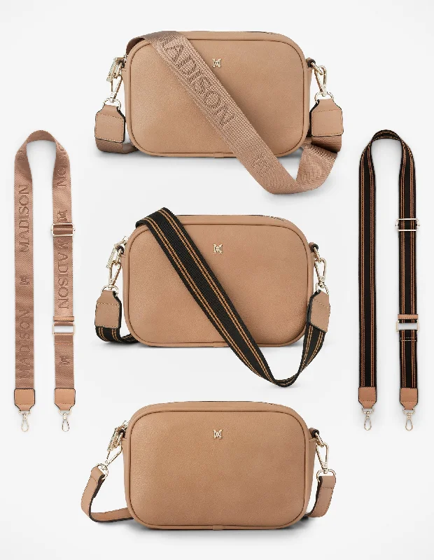 white suede crossbody bag-white suede crossbody bagMonica Crossbody Bag & 3 Straps - One Bag 3 Ways