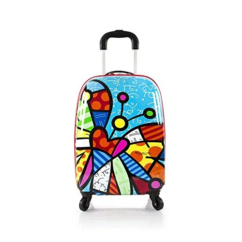 wheeled suitcase for airport ease -Heys America Unisex Britto Tween Spinner Butterfly One Size