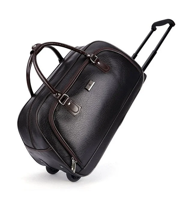 blue suitcase for travel -High Quality Famous Brand Men'S Travel Trolley Bag Women Travel Suitcase On Wheels Malas Men