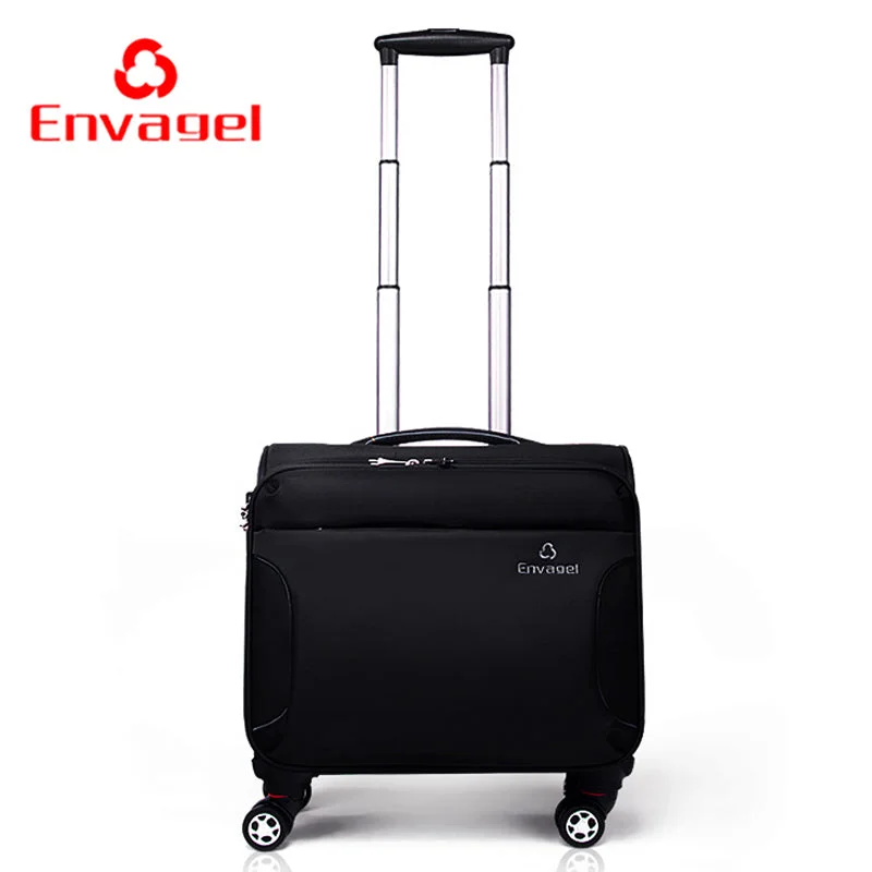 heavy-duty suitcase for heavy loads -Commercial Universal Wheels Trolley Luggage Travel Luggage Male Soft Box Oxford Fabric