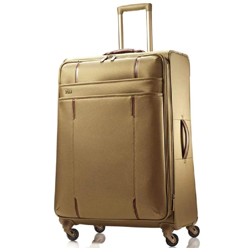 colorful suitcase for bright trips -Hartmann Lineaire Long Journey Expandable Spinner, Khaki, One Size