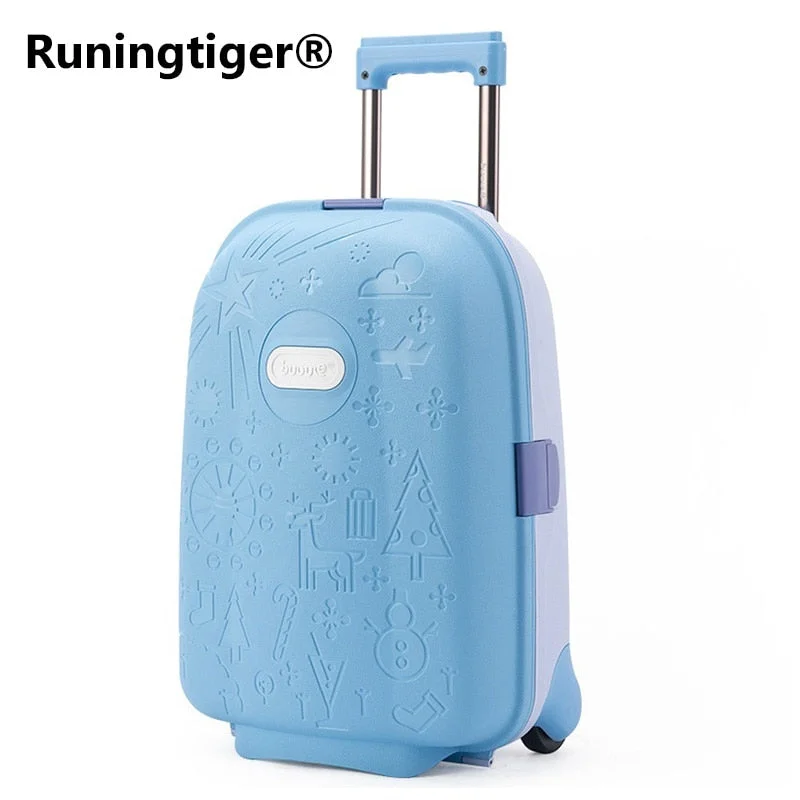 affordable suitcase for students -Cute Cartoon Children Rolling Luggage Kid High-Grade Suitcase Wheels Trolley Case Cabin Trunk