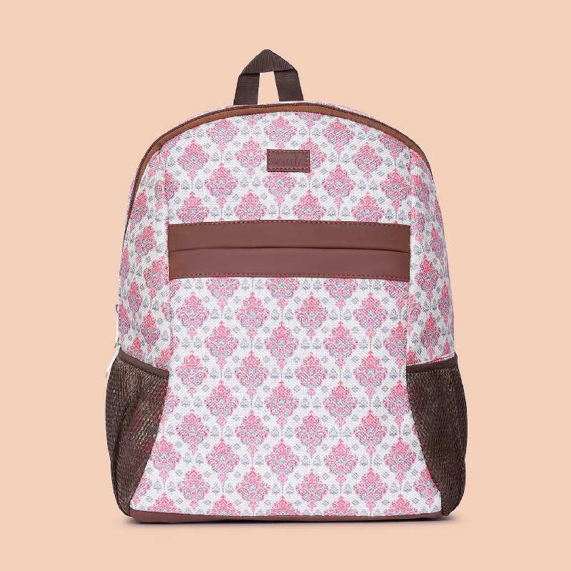 personalized backpack with initials -Kashmiri Tulips Classic Backpack