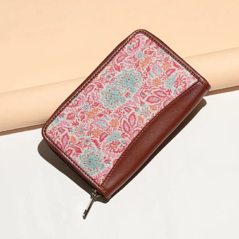 waterproof satin purses & wallets-waterproof satin purses & walletsMangalore Blossoms Chain Wallet