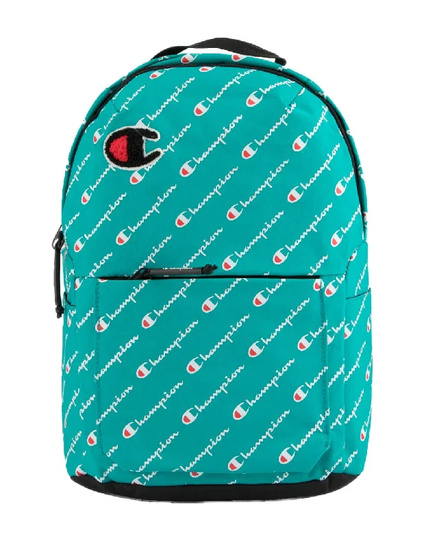 sleek backpack for modern journeys -Champion Mini Supercize Script Logo Backpack