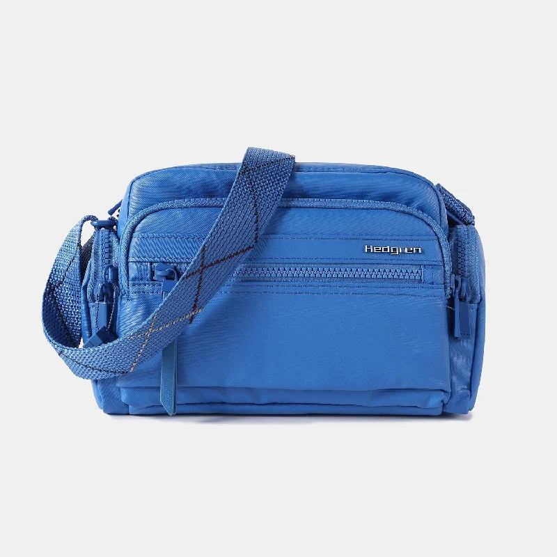 eco-friendly velvet crossbody bag-eco-friendly velvet crossbody bagHedgren - HIC431.853 Emily Multi Pocket RFID Crossbody - Creased strong Blue