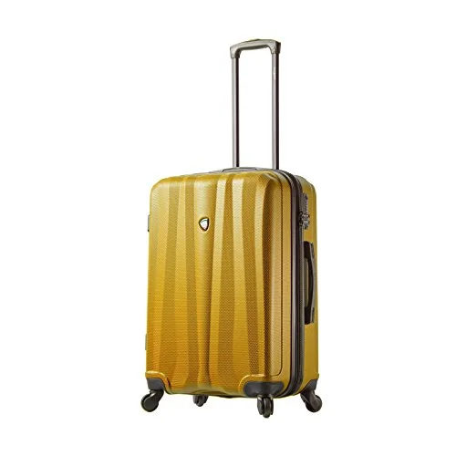 green suitcase for nature lovers -Mia Toro Italy Pozzi Hardside 24" Spinner, Orange