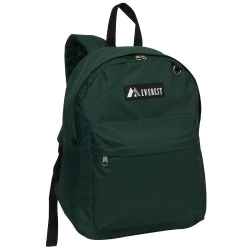 budget backpack for road trips -Everest Luggage Classic Backpack, Dark Green, Large