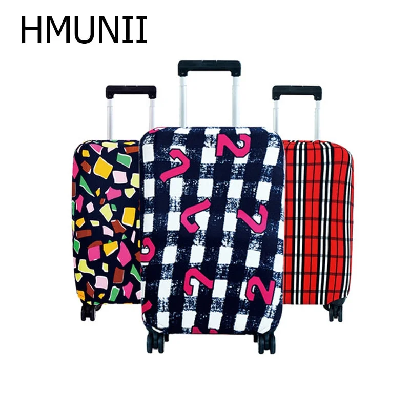 travel-ready suitcase for instant trips -Hot Fashion Travel On Road Luggage Cover Protective Suitcase Cover Trolley Case Travel Luggage Dust