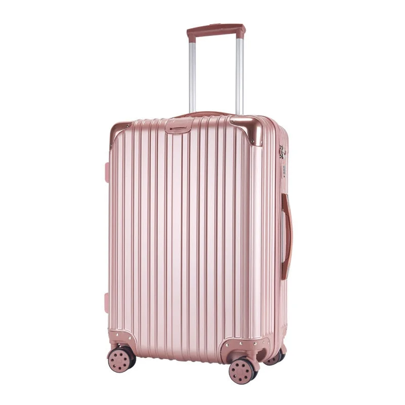 colorful suitcase for fun travel -Wholesale!24Inches Abs Hardside Case Luxury Trolley Luggage Bags On Universal Wheels,Men And