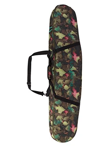 blue duffel bags for calm trips -Burton Space Sack Snowboard Bag, Tea Camo Print, Size 146