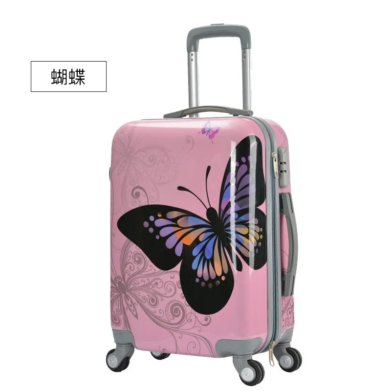 hard shell suitcase for strong defense -Exquisite Trolley Case,Abs+Pc Universal Wheel Luggage,20"Boarding Box,Waterproof Student