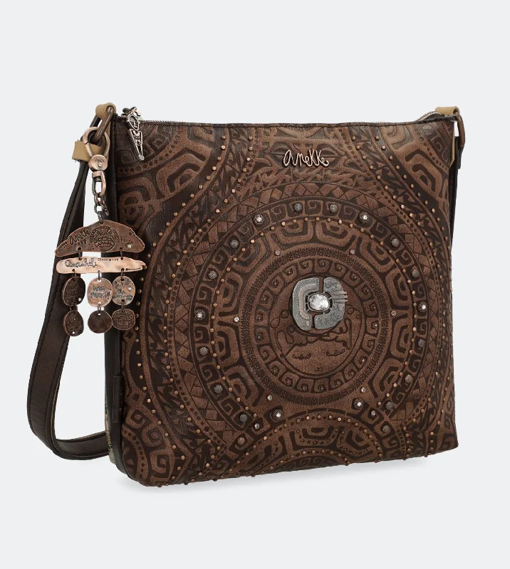 brown velvet crossbody bag-brown velvet crossbody bagIxchel Walking crossbody bag