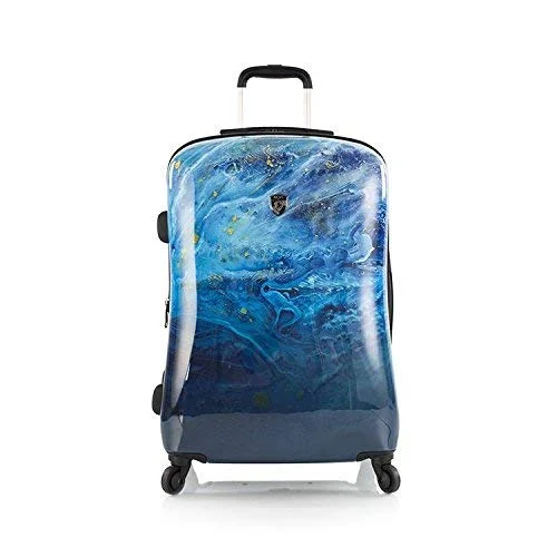 waterproof suitcase for camping -Heys America Unisex Blue Agate 30" Spinner Multicolor One Size