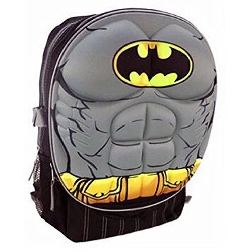 tactical backpack for heavy gear -Dc Comics Batman Muscle Molded Chest Kids 16 Backpack