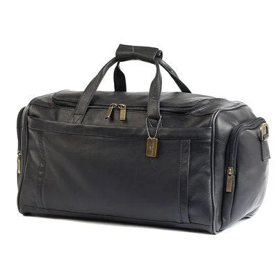 custom duffel bags for personal trips -Claire Chase Bordeaux Duffel-3, Black