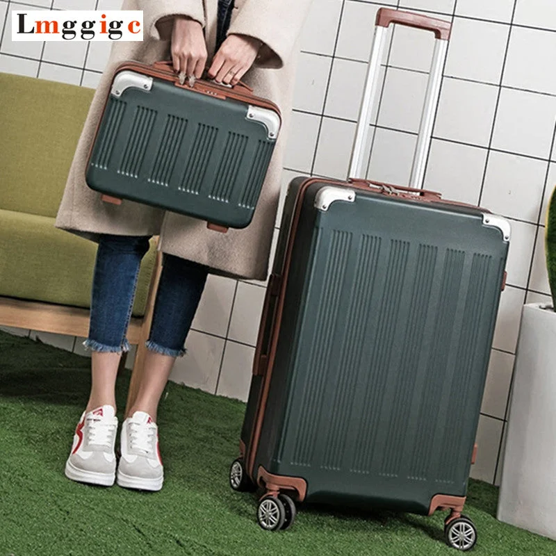 personalized suitcase with custom print -Universal Wheel Suitcase Bag,Strong Zipper Luggage, Abs Shell Case,Aluminum Alloy Rods Travel